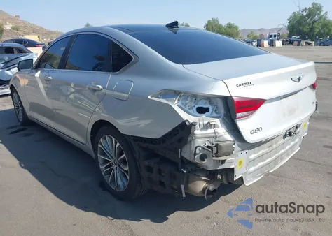 2017 Genesis G80 3.8 из США, поврежденный, VIN KMHGN4JE6HU167707